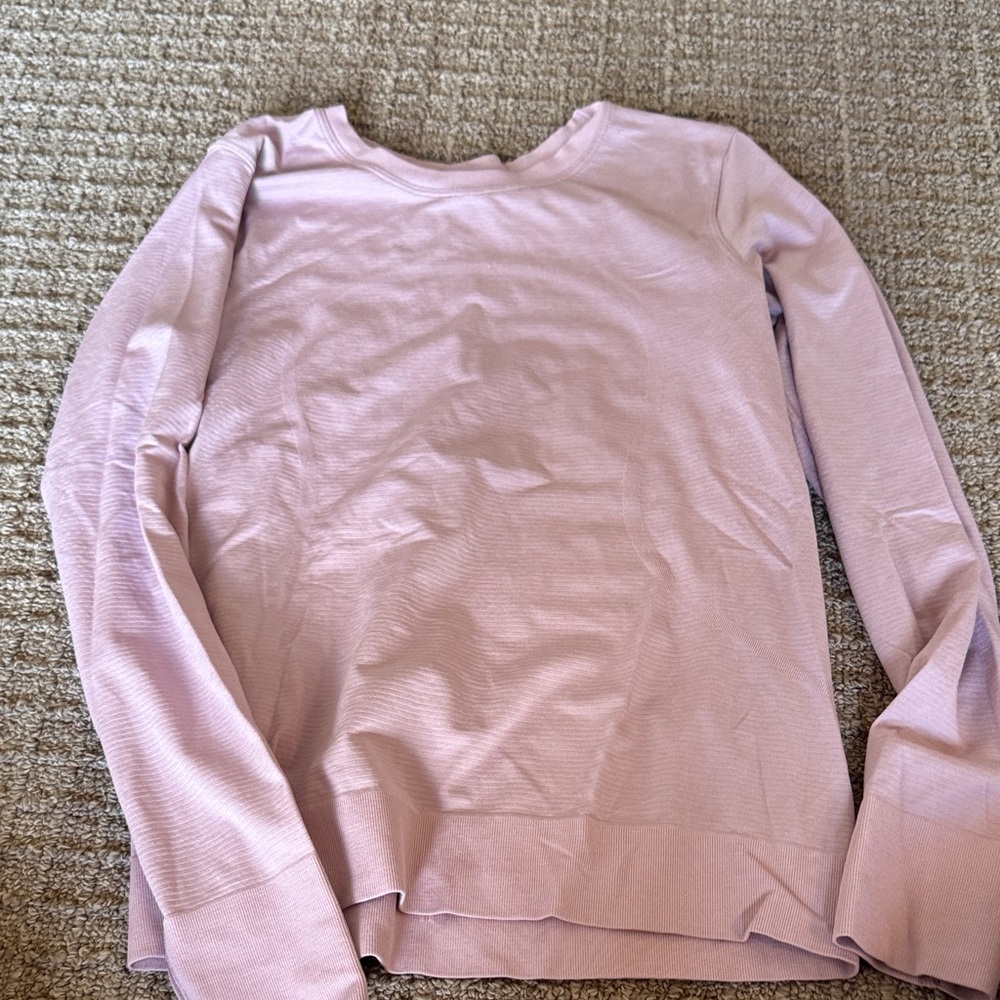 lululemon athletica shiftly tech Long Sleeve Top - Light pink